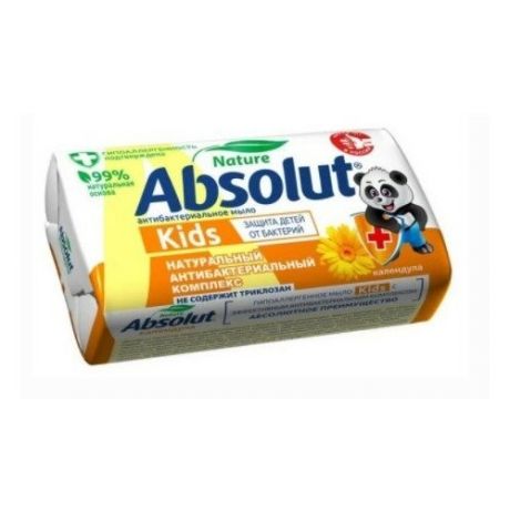 Мыло туалетное Absolut Kids 6063 Календула антибактериальное, 90 г