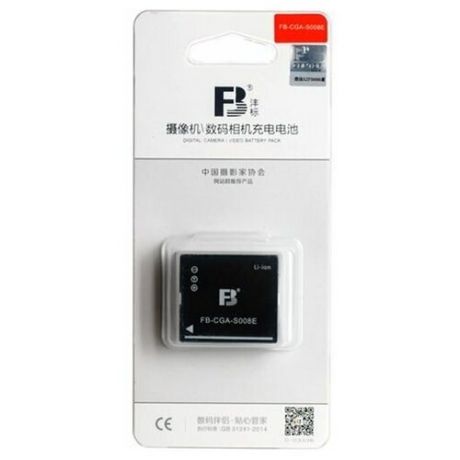 Аккумулятор FB BCE10E/S008E для Panasonic FX35, DMC-FS20, DMC-FS5, DMC-FS3, R6, R7, R8, R10, CX1