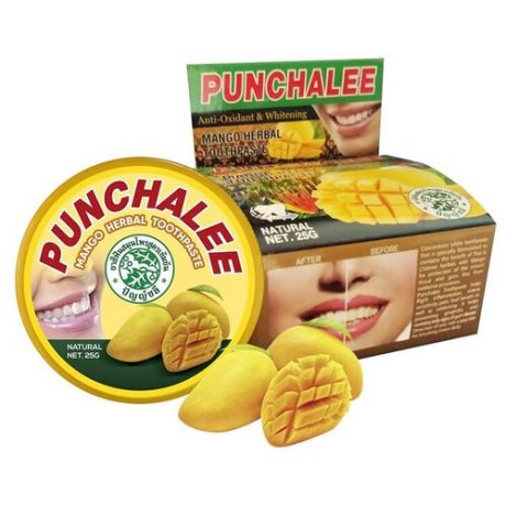 Зубная паста Punchalee Mango Herbal Toothpaste 25g 7605