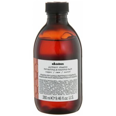 Davines Alchemic Shampoo for natural and coloured hair (copper) - Шампунь «Алхимик» для натуральных и окрашенных волос (медный) 250 мл