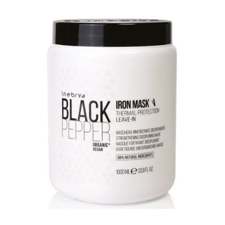 Несмываемая укрепляющая маска Inebrya Black Pepper Iron Mask