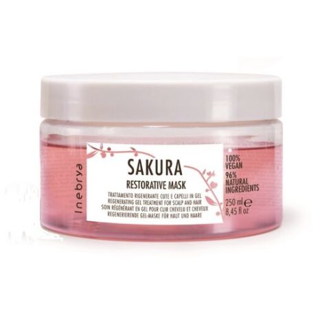 Маска регенерирующая увлажняющая для кожи и волос INEBRYA Sakura, 250 мл.