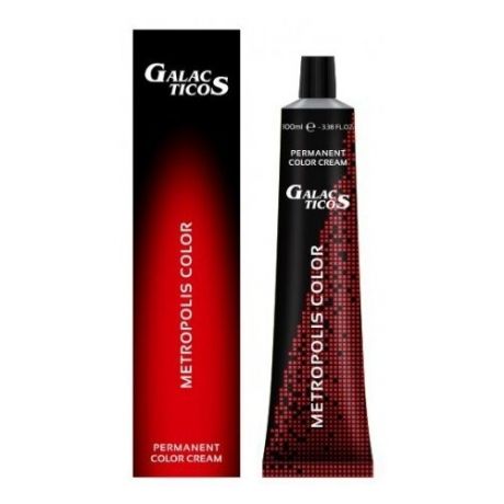 GALACTICOS крем-краска для волос Metropolis, 1/0 black, 100 мл