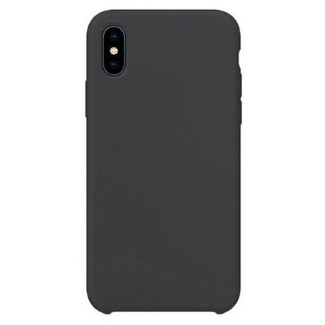 Силиконовый чехол Silicone Case для iPhone X / XS, угольно-серый