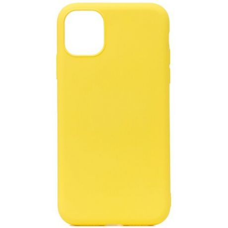 Силиконовый чехол Silicone Case для iPhone 12 mini 5.4", солнечно- желтый