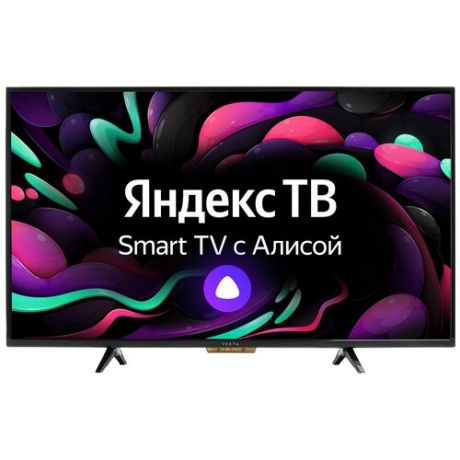 43" Телевизор VEKTA LD-43SF4815BS LED, HDR (2021) на платформе Яндекс.ТВ, черный