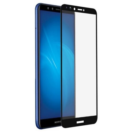 Защитное стекло LuxCase для Huawei Y9 2018 2.5D Full Glue Black Frame 78382