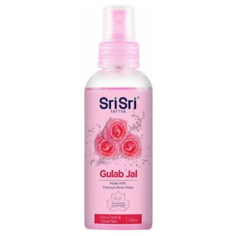 Средство для умывания Sri Sri Tattva Вода розовая /Gulab Jal - 100ml