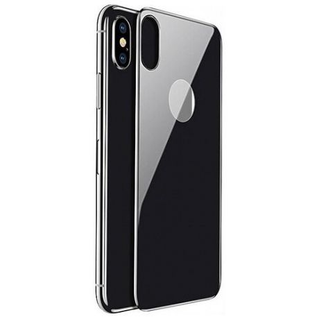 Защитное стекло на iPhone X/XS, 3D Back Baseus, черный