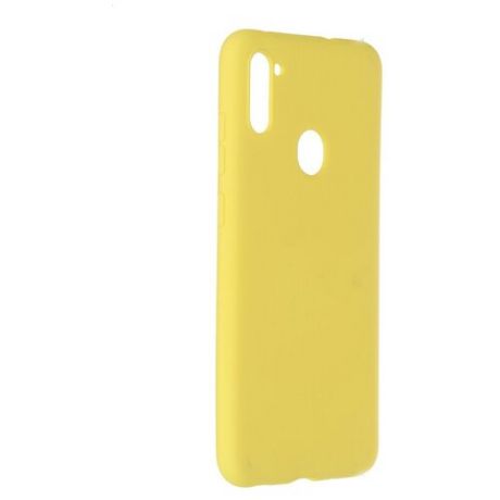 Чехол Pero для Samsung Galaxy A11 / M11 Liquid Silicone Yellow PCLS-0005-YW