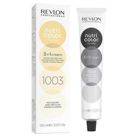Краситель прямого действия Revlon Professional Nutri Color Filters 3 In 1 Cream 1003 Светлое золото, 100 мл