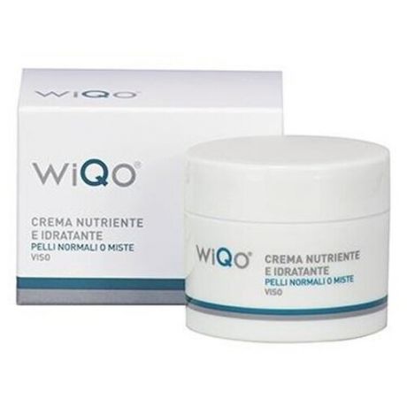 Крем для нормальной и комбинированной кожи WiQo Crema Nutriente e Idratante Pelli Normali o Miste Viso, 50 мл