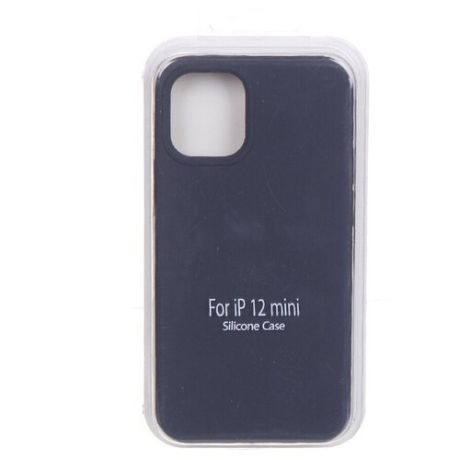 Чехол Krutoff для APPLE iPhone 12 Mini Silicone Midnight Blue 11027