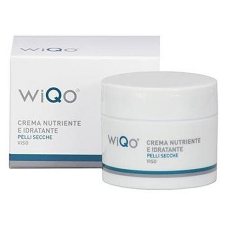 Крем для сухой обезвоженной кожи WiQo Crema Nutriente e Idratante Pelli Secche Viso, 50 мл