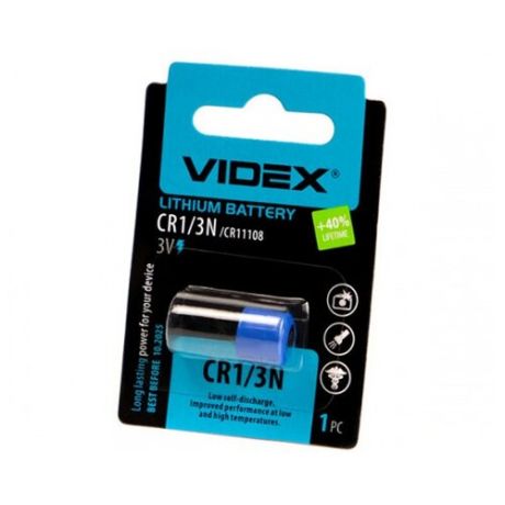 Батарейка CR1/3N - Videx 3.0V 1BL (1 штука) VID-CR1/3N