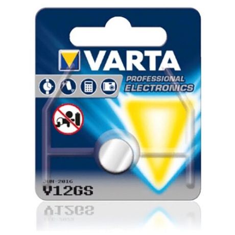 Батарейка LR43 - Varta AG12 (1 штука) VR V12GA/1BL
