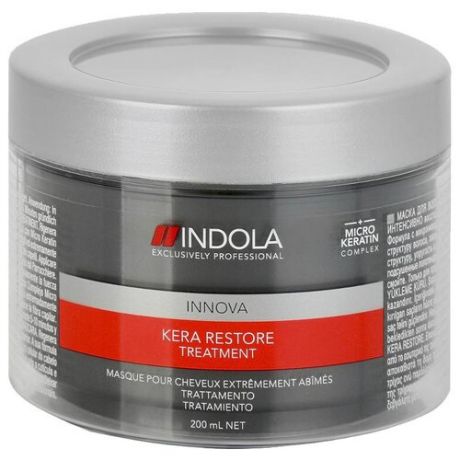 Indola Kera Restore Маска для волос кератиновое восстановление, 200 мл