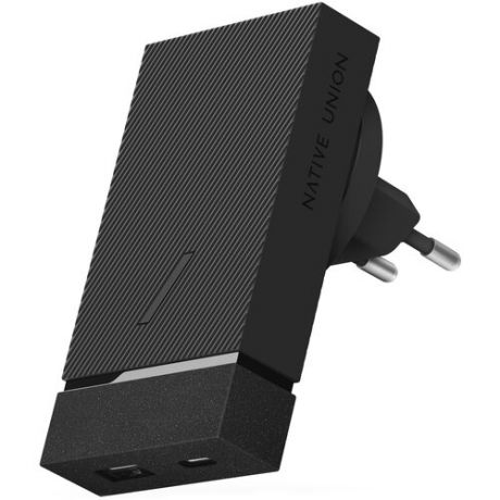 Сетевое зарядное устройство Native Union Smart charger PD 18W, серый