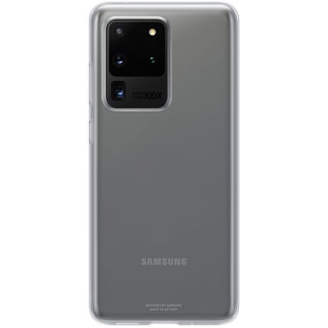 Чехол-накладка Samsung EF-QG988 для Galaxy S20 Ultra, Galaxy S20 Ultra 5G прозрачный