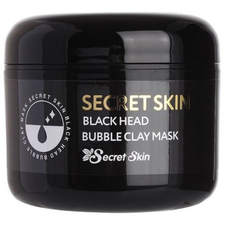 Secret Skin Black Head Bubble Clay Mask пузырьковая маска с черной глиной, 100 мл