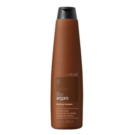 Lakme шампунь K.Therapy Bio argan увлажняющий не содержащий сульфатов для всех типов волос, 300 мл