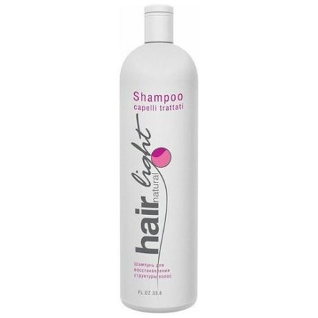 Hair Company шампунь Для восстановления структуры волос Hair natural light Shampoo Capelli Trattati, 1000 мл