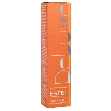 ESTEL De Luxe High Flash краска-уход для цветного мелирования волос, 43 медно-золотистый, 60 мл