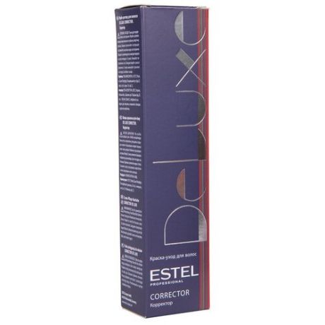 ESTEL De Luxe Corrector краска-уход для волос, 0/00N нейтральный, 60 мл