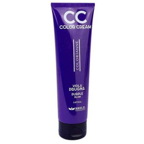 Крем Brelil Professional CC Color Cream Purple Plum, оттенок фиолетовый, 150 мл