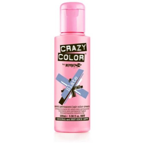 Краситель прямого действия Crazy Color Semi-Permanent Hair Color Cream Slate 74, 100 мл