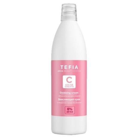 Tefia Окисляющий крем с глицерином и альфа-бисабололом Color Creats, 6%, 120 мл