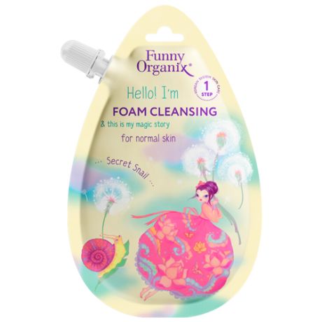 Funny Organix пенка очищающая для лица Secret Snail Foam Cleansing, 20 мл