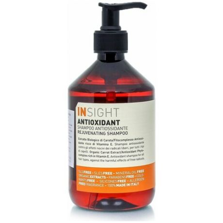 Insight шампунь Antioxidant Rejuvenating антиоксидант для всех типов волос, 100 мл