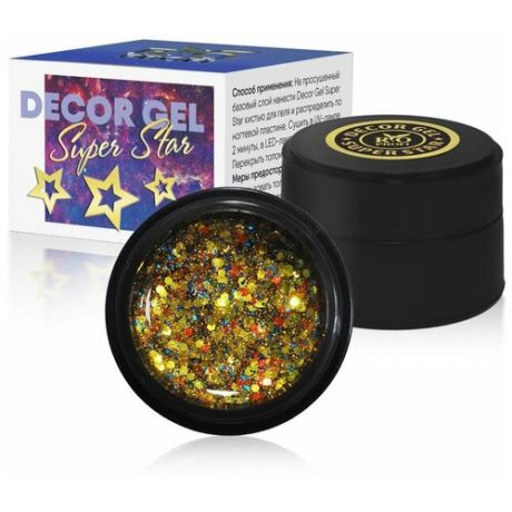 Краска гелевая Rio Profi Decor Gel Super Star 1 Disco ball