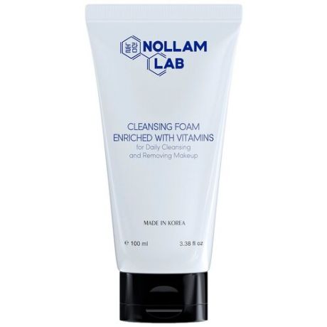 Nollam Lab витаминизированная пенка для ежедневного очищения и снятия макияжа, 100 мл