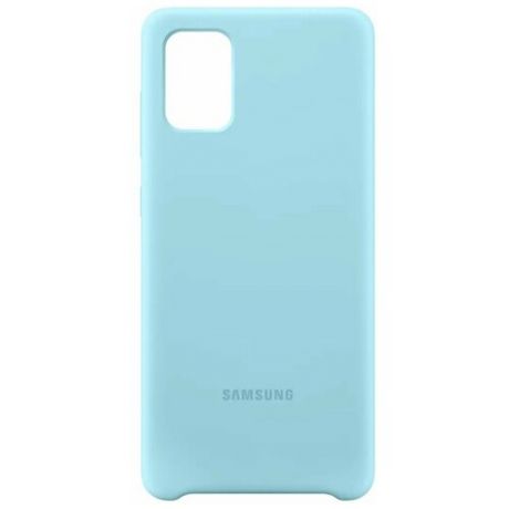 Чехол-накладка Samsung EF-PA715 для Galaxy A71 серебристый