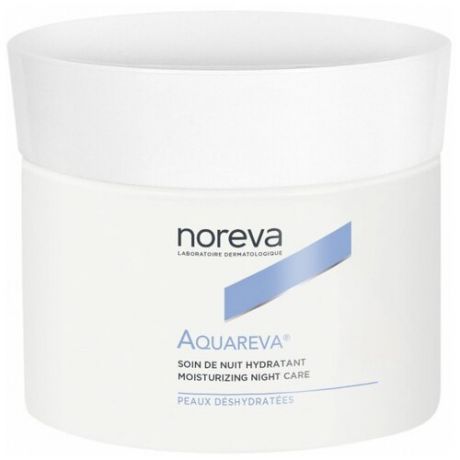 Noreva laboratories Aquareva Moisturizing Night Care Крем для лица ночной интенсивный увлажняющий, 50 мл