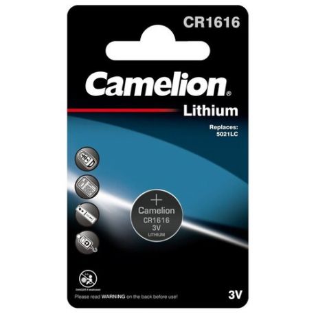 Батарейка Camelion CR1616, 1 шт.
