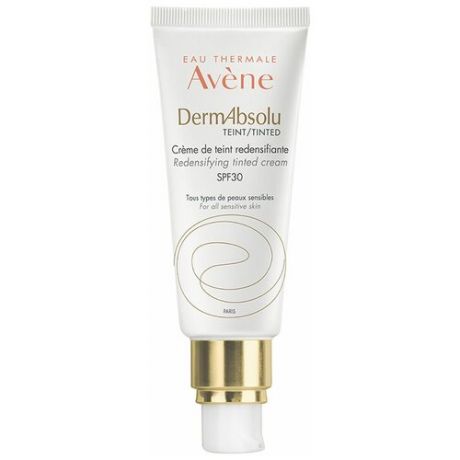 AVENE DermAbsolu Tinted Cream SPF 30 Крем для упругости кожи лица с тонирующим эффектом, 40 мл