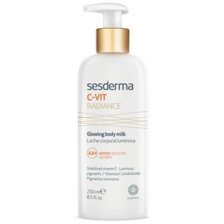 SesDerma Молочко для тела C-VIT Radiance с сияющими пигментами, 250 мл