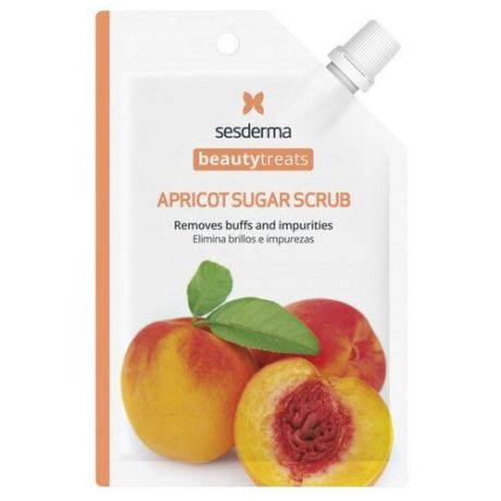 SesDerma маска-скраб для лица Apricot sugar scrub mask 25 мл