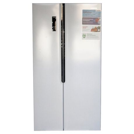 Холодильник Leran SBS 300 W NF, белый