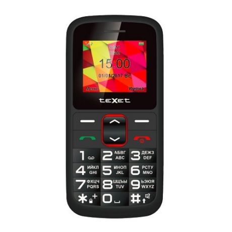 Телефон teXet TM-B217, черный