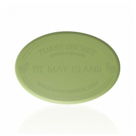MAY ISLAND мыло для проблемной кожи 7 Days Secret Centella Cica Pore Cleansing Bar, 100 г