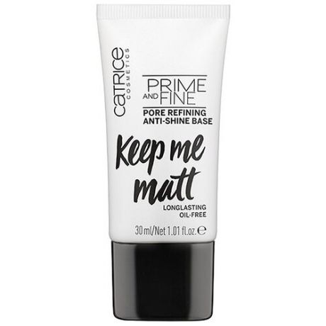 CATRICE основа выравнивающая Prime And Fine Pore Refining Anti-Shine, 30 мл, белый