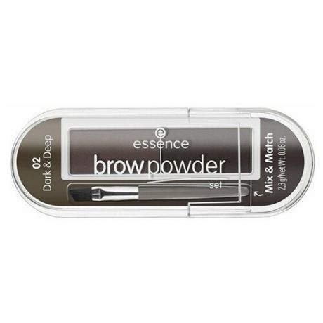 Essence Пудра для бровей Essence Brow Powder Set, 01 light and medium