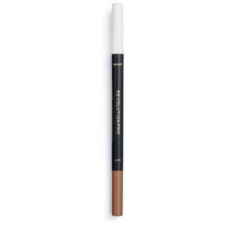 REVOLUTION Маркер для бровей 24hr Lash Day & Night Brow Pen, оттенок dark brown