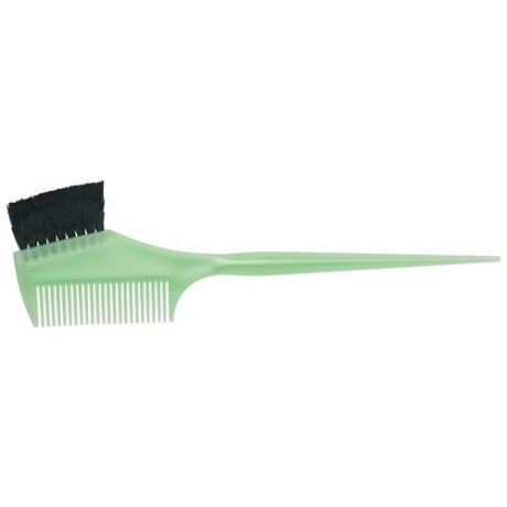 DEWAL Pro Кисть для окрашивания волос с расческой JPP049 зеленый 55 мм