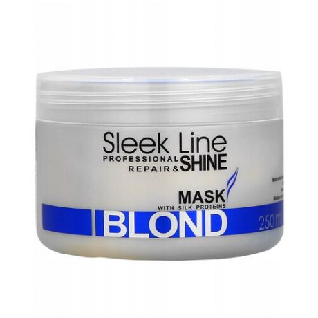 Stapiz Sleek Line Blond Маска для волос нейтрализующая желтизну, 250 мл