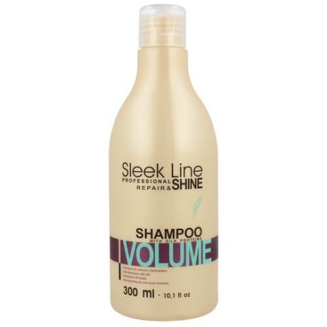 Stapiz шампунь Sleek Line Volume для придания объема волосам, 300 мл